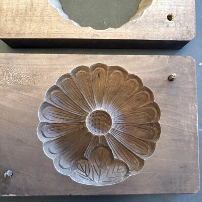 画像1: 菊と葉っぱ / 菓子木型