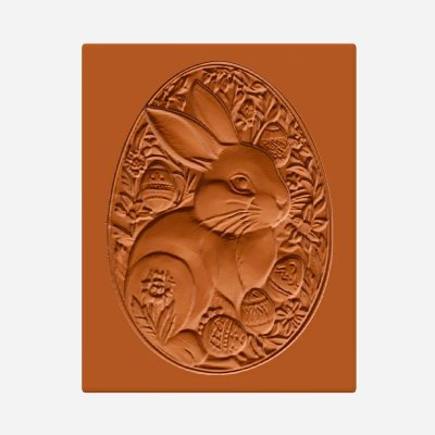画像1: うさぎ /Easter Bunny *springerle cookie stamp