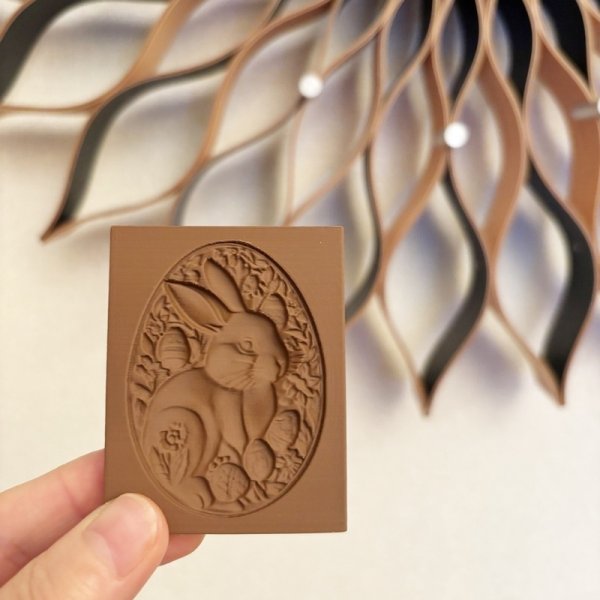 画像2: うさぎ /Easter Bunny *springerle cookie stamp (2)