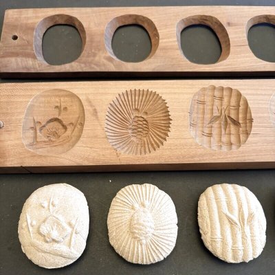 画像2: 和の花柄＜5種＞ / 菓子木型