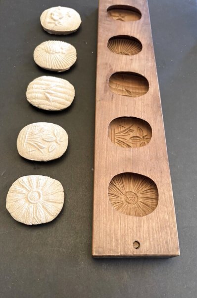 画像4: 和の花柄＜5種＞ / 菓子木型 (4)