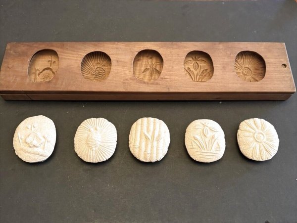 画像3: 和の花柄＜5種＞ / 菓子木型 (3)