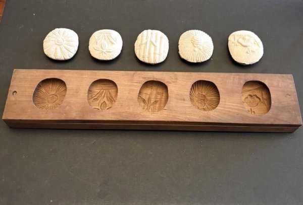 画像5: 和の花柄＜5種＞ / 菓子木型 (5)