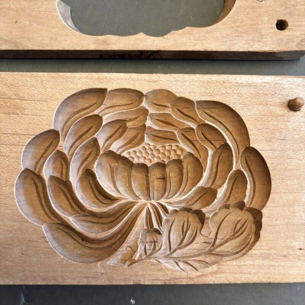 画像2: 菊と葉っぱ / 菓子木型 (2)