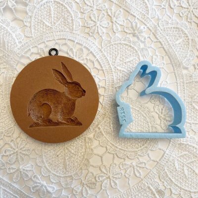 画像1: ★☆送料無料☆★うさぎ*bunny+cutter /cookie mould by anis-oaradies