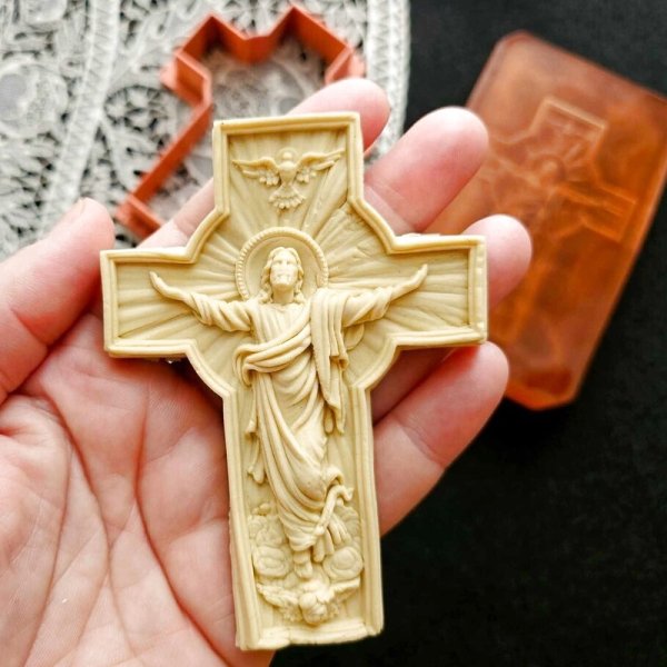 画像1: ☆送料無料☆He in Risen/彼は復活した cookie stamp & cutter (1)