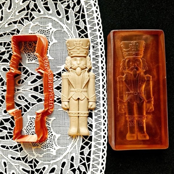 画像1: ☆送料無料☆Nutcracker Ballet/くるみ割り人形 バレエ cookie stamp & cutter (1)