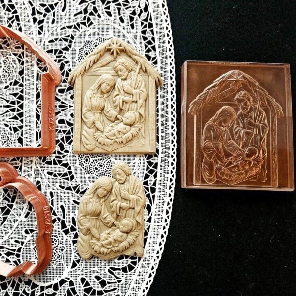 画像1: ☆送料無料☆キリストの誕生*birth of christ / cookie stamp & cutter2種 (1)