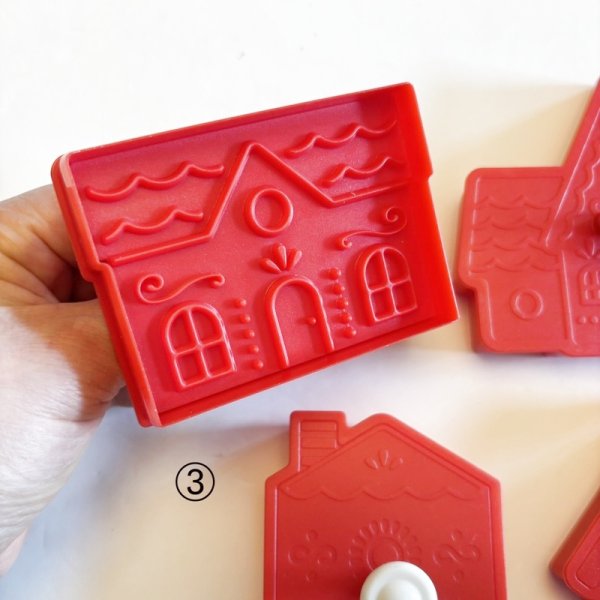 画像5: ジンジャーブレッドハウス*Village /4種類＞cookie cutter&stamp (5)