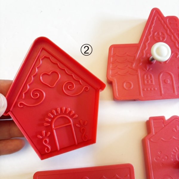 画像4: ジンジャーブレッドハウス*Village /4種類＞cookie cutter&stamp (4)
