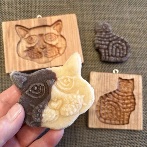 画像4: 猫ちゃん*cookie mold/菓子木型作家 komorebi. (4)