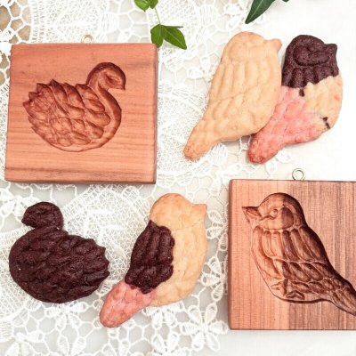 画像2: 雀 /bird*cookie mold/菓子木型作家 komorebi.