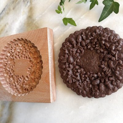 画像3: どんぐりのリース/Acorn wreath *wood gingerbread cookie mold