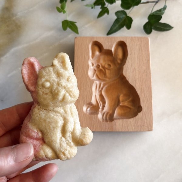 画像4: フレンチブルドッグ /French Bulldog *wood gingerbread cookie mold (4)