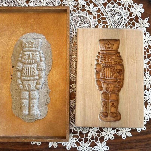 画像1: 【お問い合わせ商品】くるみ割り人形*Nutcracker/スペキュロス型/菓子木型作家 komorebi. (1)
