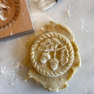 画像2: どんぐりと葉っぱ /Acorn leaves *wood gingerbread cookie mold