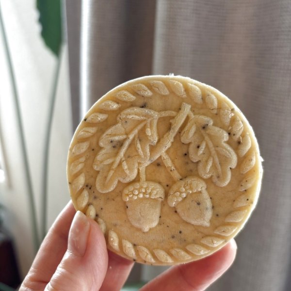 画像5: どんぐりと葉っぱ /Acorn leaves *wood gingerbread cookie mold (5)