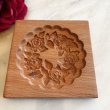 画像6: 薔薇のリース/Rose wreath *wood gingerbread cookie mold (6)
