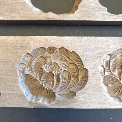 画像3: 菊と葉 /菓子木型.