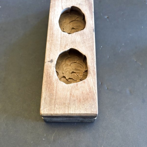 画像5: 菊と葉 /菓子木型. (5)