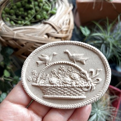 画像3: 鳩と花かご*Flower Basket with Doves /cookie mold by anis-oaradies