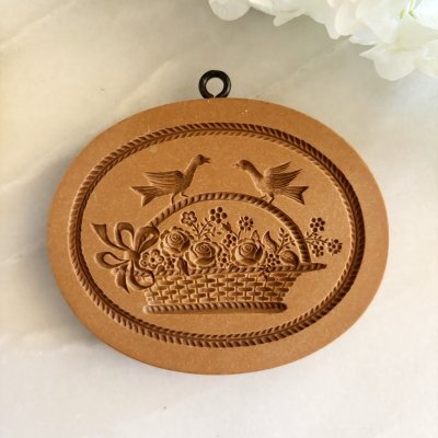 画像1: 鳩と花かご*Flower Basket with Doves /cookie mold by anis-oaradies