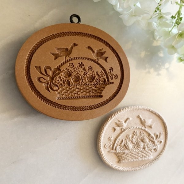 画像3: 鳩と花かご*Flower Basket with Doves /cookie mold  by anis-oaradies  (3)