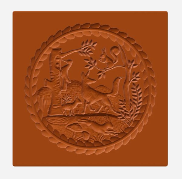 画像2: 森の動物たち＜Animals in the forest＞springerle cookie stamp (2)