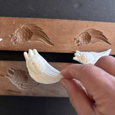 画像1: 【希少品】3-D 亀の親子 / 菓子木型