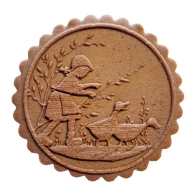 画像1: 小さなガチョウ番の娘 /cookie mould from Germany
