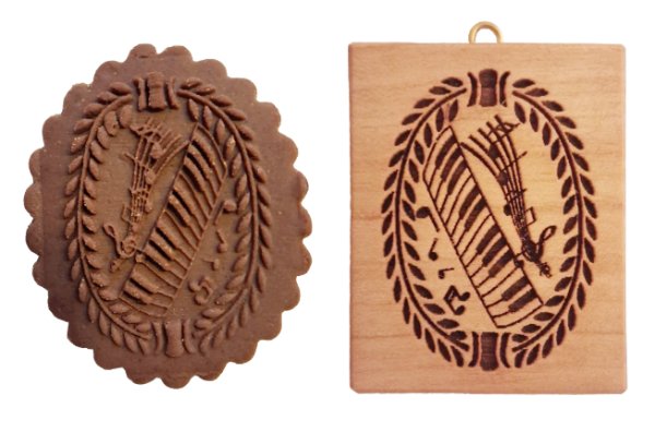 画像1: ピアノ /cookie mould from Germany (1)