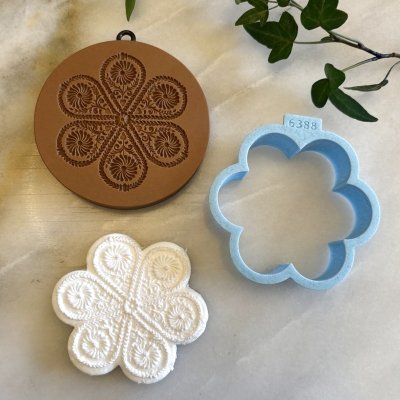 画像1: お花*Swirl Ornament +カッター付き/cookie mold  by anis-oaradies 
