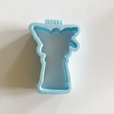 画像1: マンドリンを弾く天使*専用カッター＜水色＞ Mandolin Angel /cookie cutter