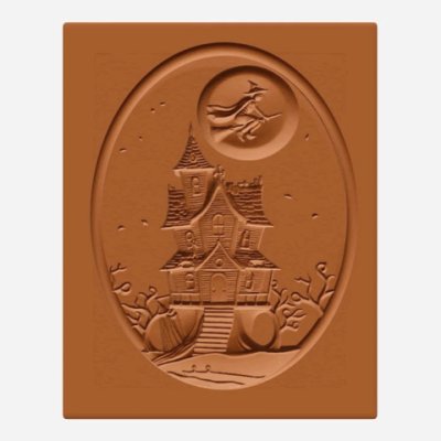 画像1: 魔女の家*Hexenhaus/springerle cookie stamp