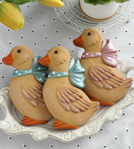 画像2: あひるちゃん /wood gingerbread cookie mold (2)