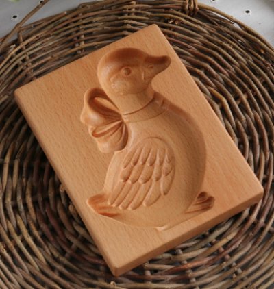画像1: あひるちゃん /wood gingerbread cookie mold