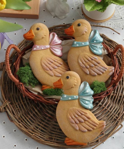 画像5: あひるちゃん /wood gingerbread cookie mold (5)