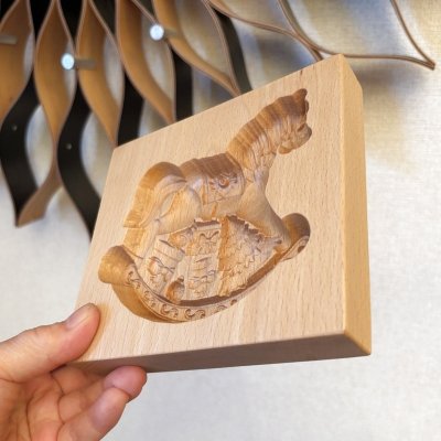 画像2: ロッキングホースとプレゼント*cookie mold