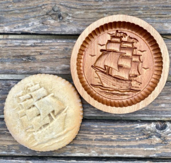 画像1: 帆船とかもめ*sailing ship /cookie mold (1)
