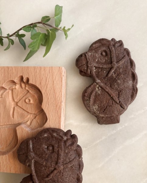 画像2: 馬*Horse /wood gingerbread cookie mold (2)