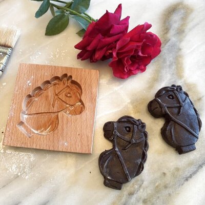 画像1: 馬*Horse /wood gingerbread cookie mold