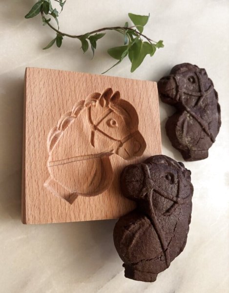 画像4: 馬*Horse /wood gingerbread cookie mold (4)