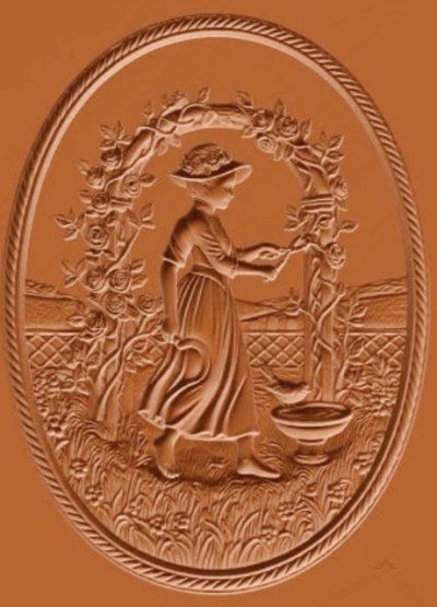 画像1: ガーデン *springerle cookie stamp