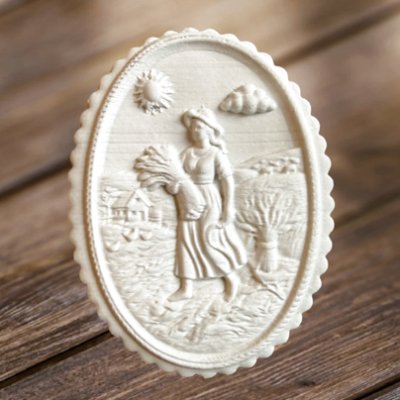 画像2: 野原  *springerle cookie stamp