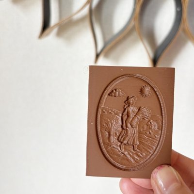 画像3: 野原  *springerle cookie stamp