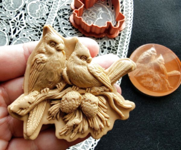 画像1: Cardinal /カーディナルcookie stamp & cutter (1)