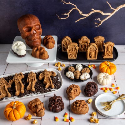 画像3:  骸骨＜3-D＞Haunted Skull Cake Pan