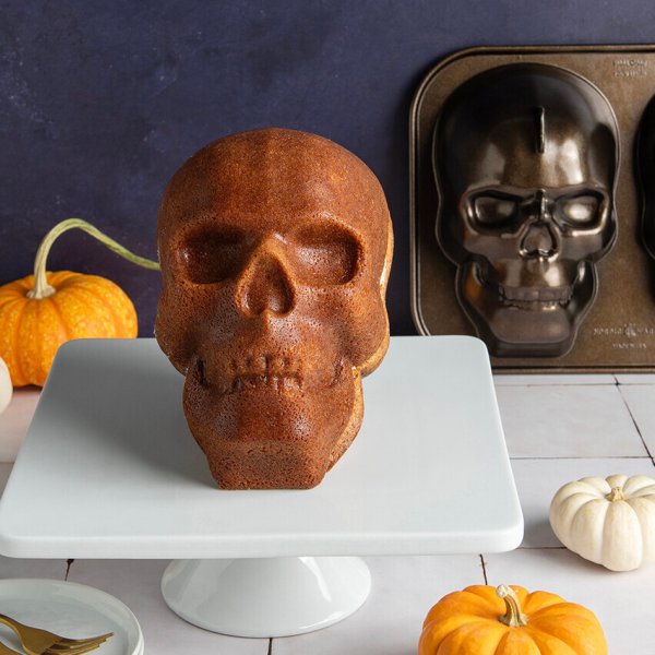 画像2:  骸骨＜3-D＞Haunted Skull Cake Pan (2)