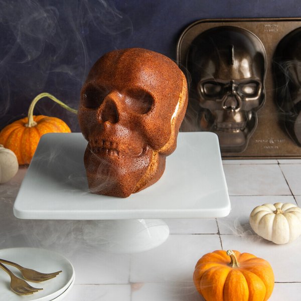画像3:  骸骨＜3-D＞Haunted Skull Cake Pan (3)