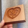 画像3: 薔薇とハート*wood gingerbread cookie mold (3)